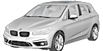 BMW F45 B2584 Fault Code